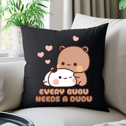 Poduszka dekoracyjna dla par - Every Bubu needs a Dudu W33 - StoryCups.pl