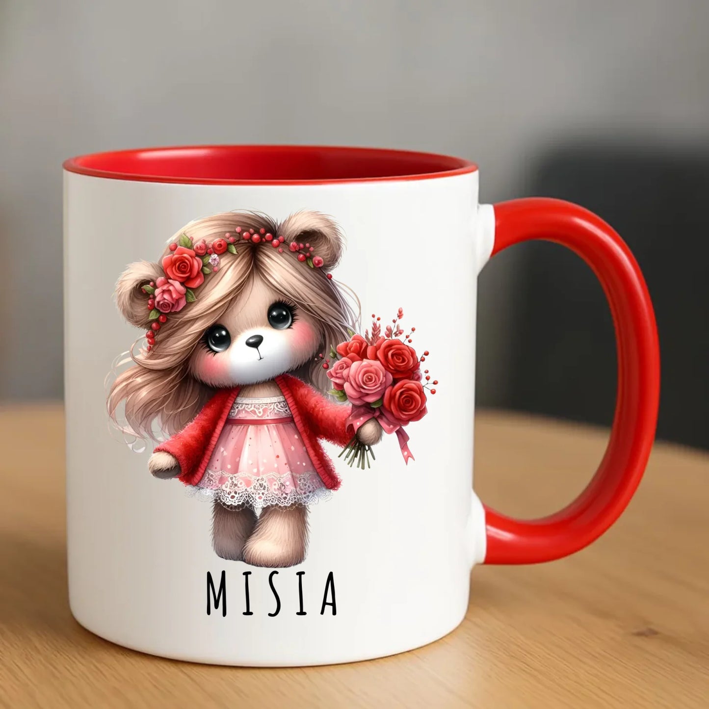 Kubek dla dziewczyny - Misia W35 - StoryCups.pl