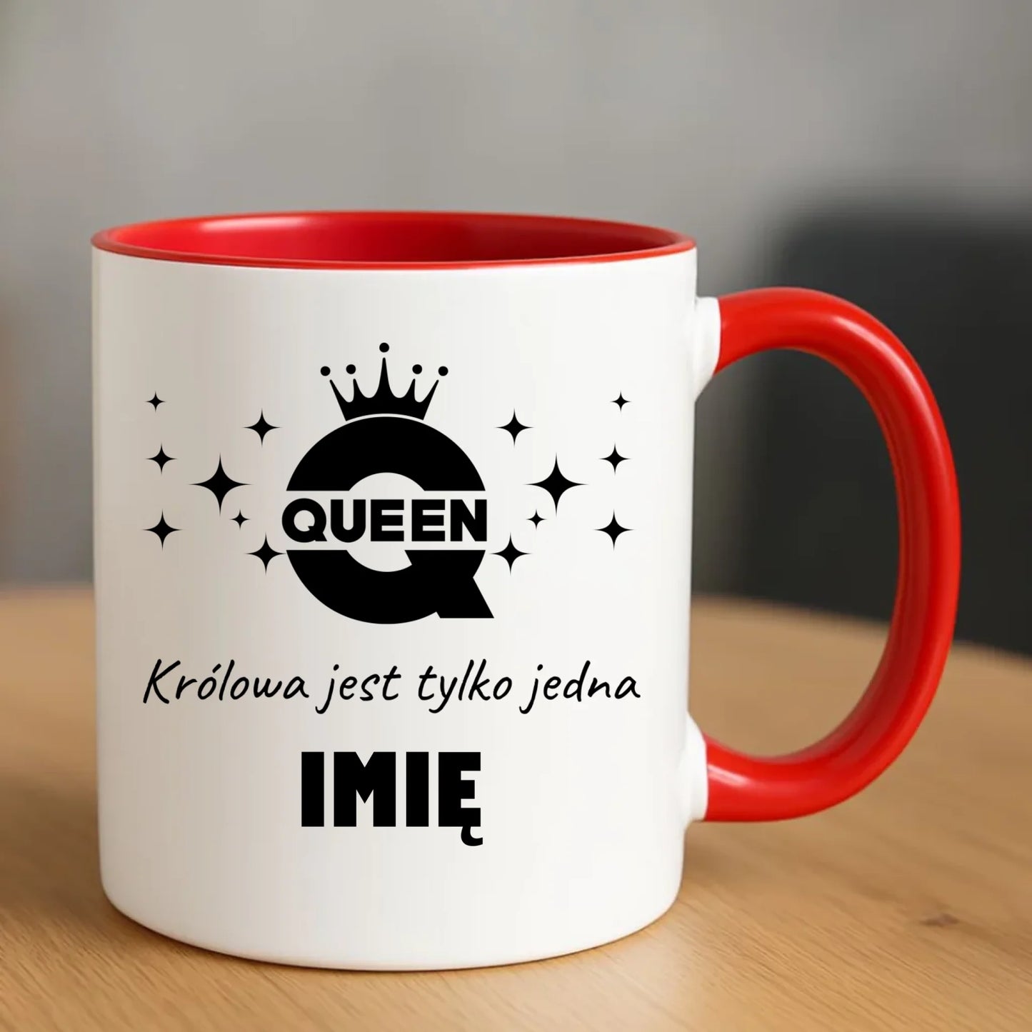 Kubek dla niej - Queen Królowa jest tylko jedna - personalizowany W40 - StoryCups.pl