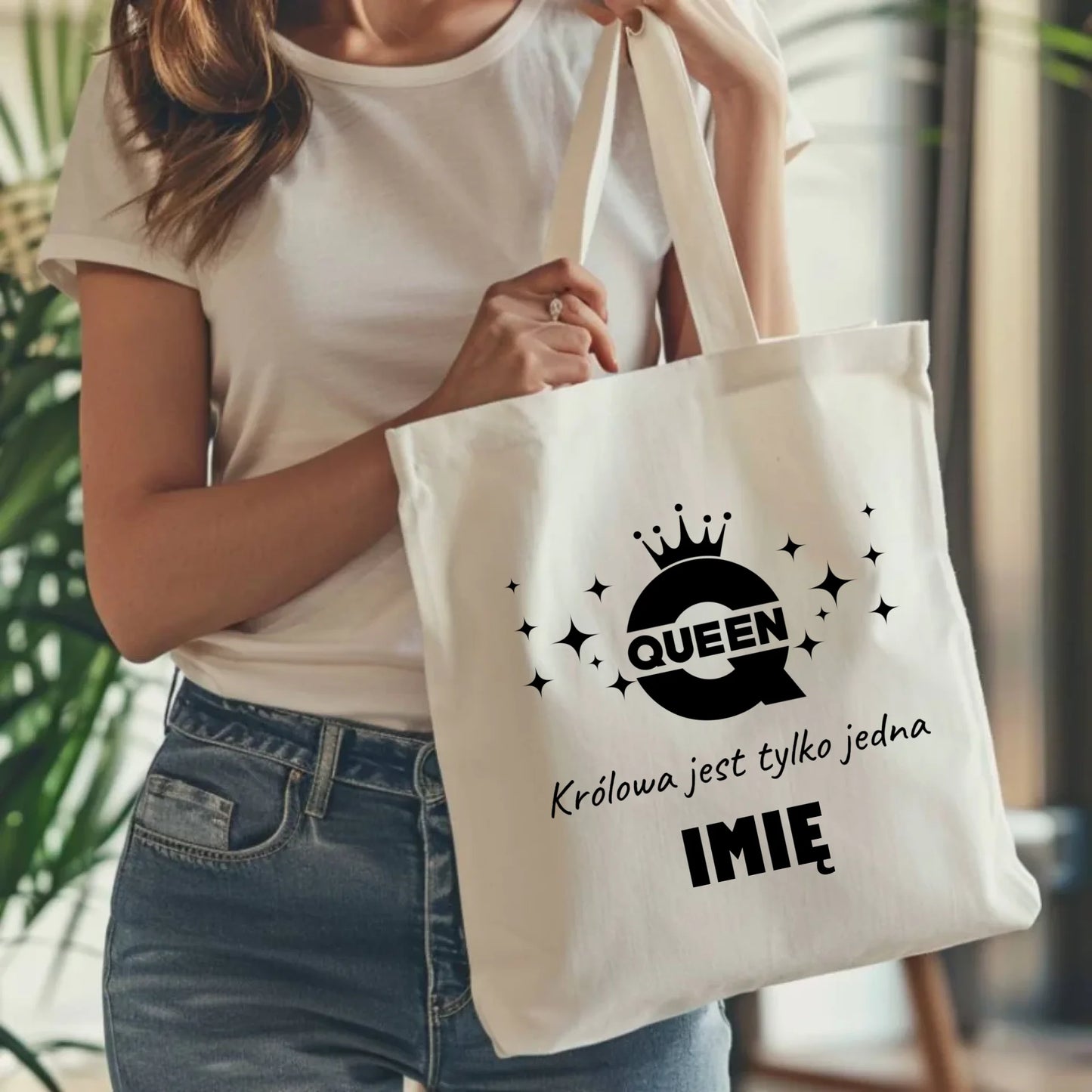 Torba dla niej - Queen Królowa jest tylko jedna - personalizowana W40 - StoryCups.pl