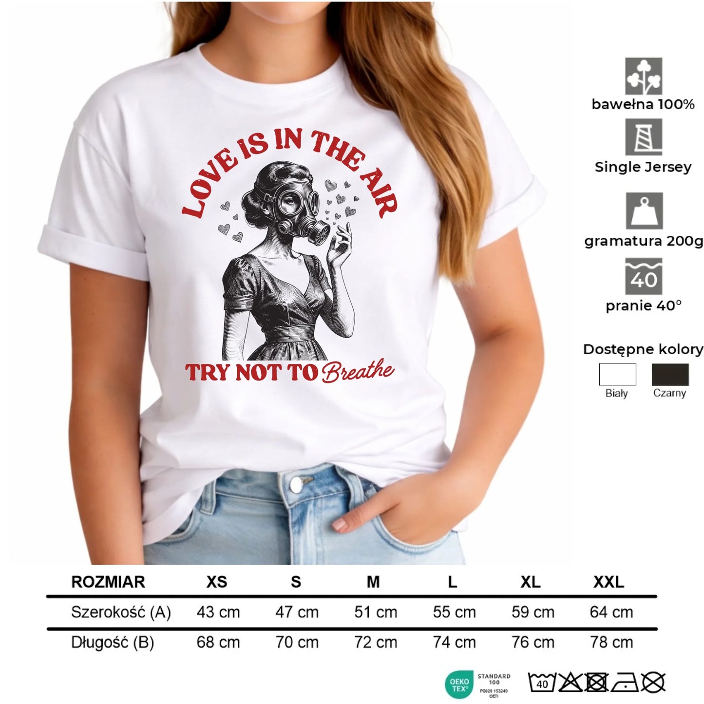 Koszulka damska - Love is in the air W43 - StoryCups.pl