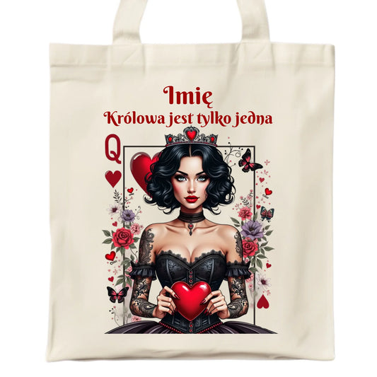Torba dla niej - Królowa jest tylko jedna - personalizowana W46 - StoryCups.pl