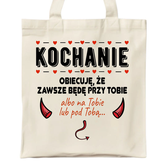 Torba dla par - Obiecuję, że zawsze będę przy Tobie W50 - StoryCups.pl