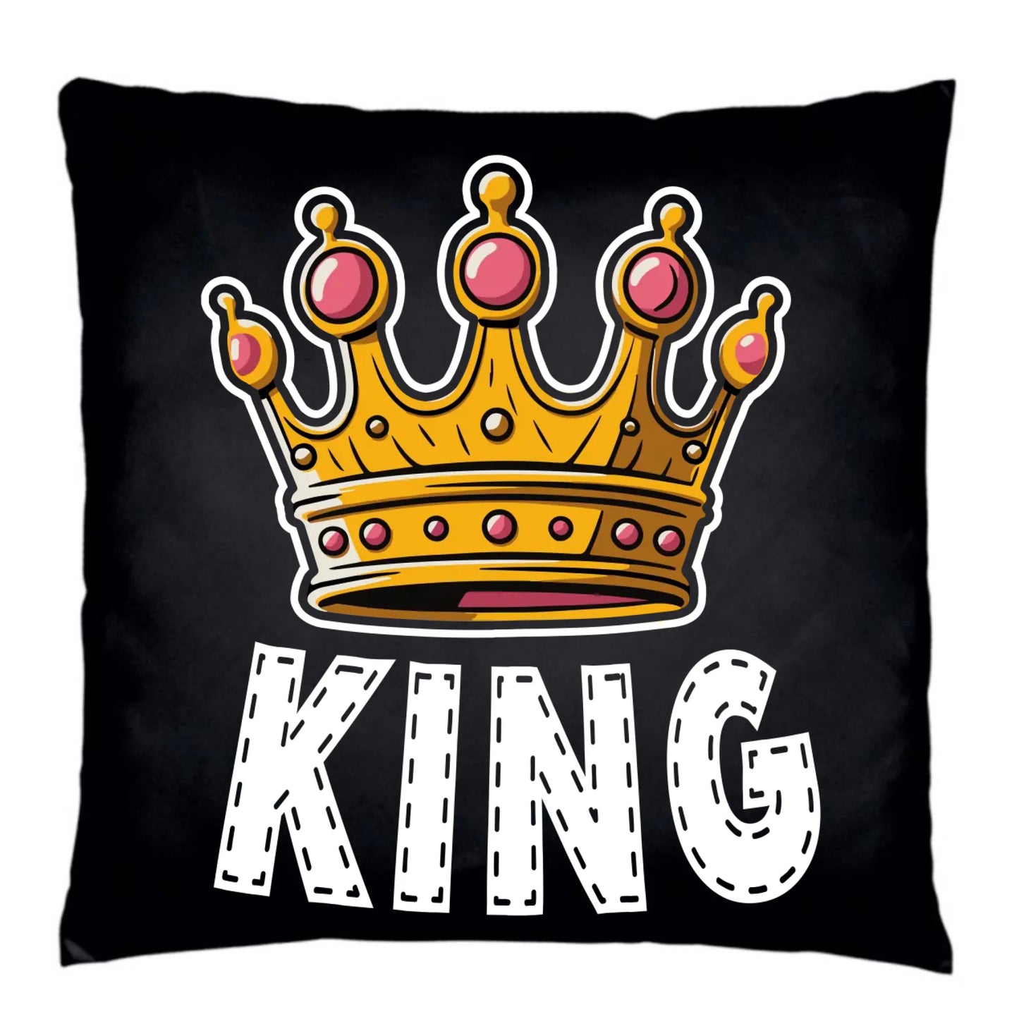 Poduszka dekoracyjna dla niego - King W41 - StoryCups.pl