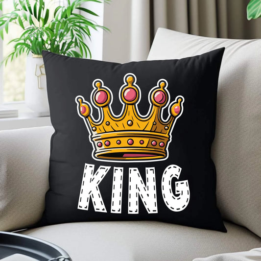 Poduszka dekoracyjna dla niego - King W41 - StoryCups.pl