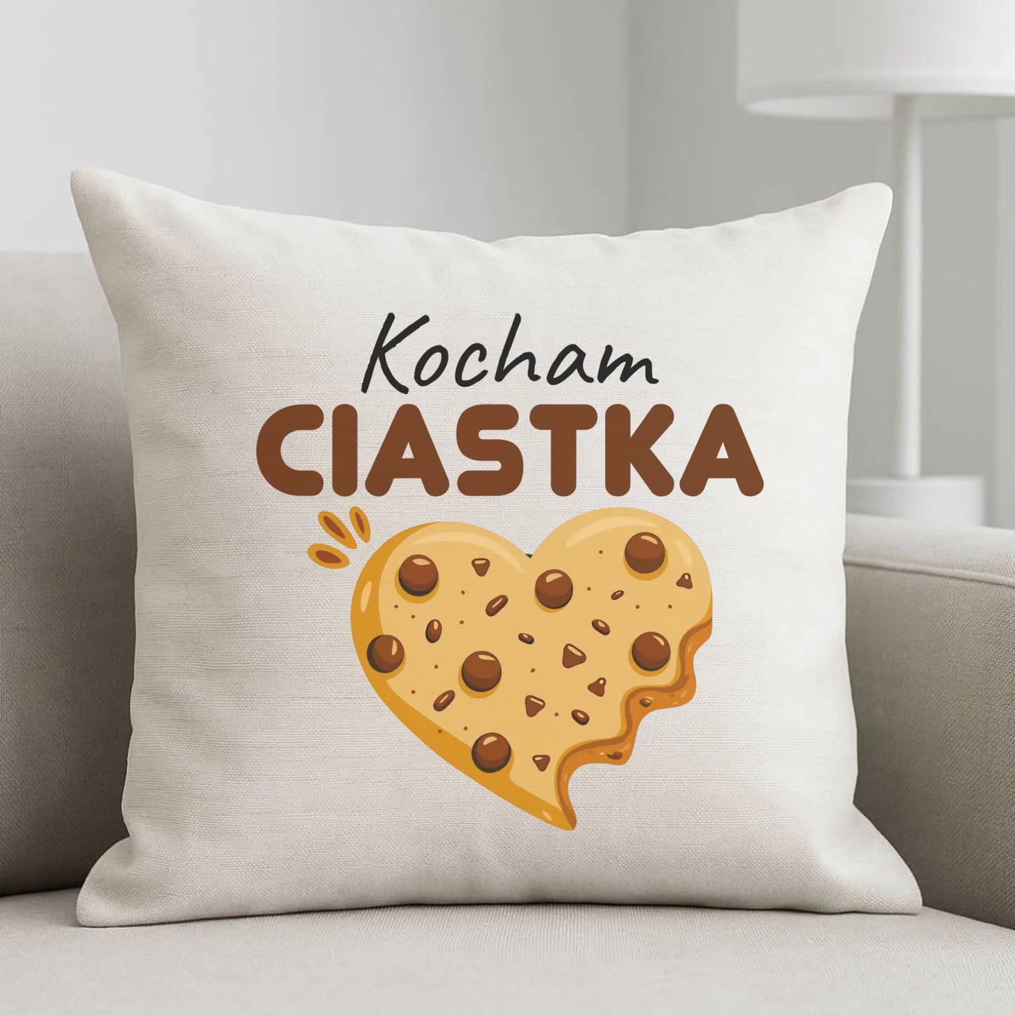 Poduszka dla niej - Kocham Ciastka W53 - StoryCups.pl