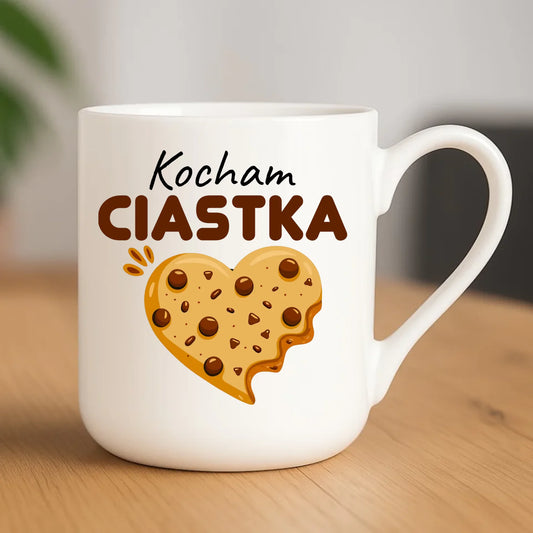 Kubek elegant dla niej - Kocham Ciastka W53 - StoryCups.pl