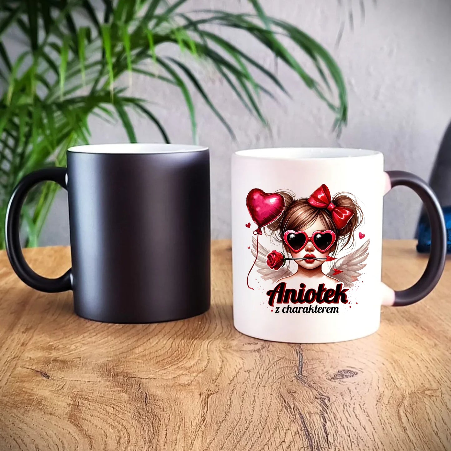 Kubek magiczny - Aniołek z charakterem W58