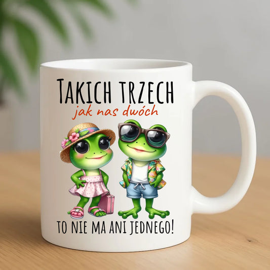 Kubek dla par - Żabki Takich trzech jak nas dwóch DCH11 - StoryCups.pl