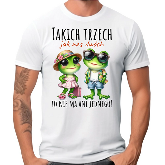 Koszulka męska - Żabki Takich trzech jak nas dwóch DCH11 - StoryCups.pl