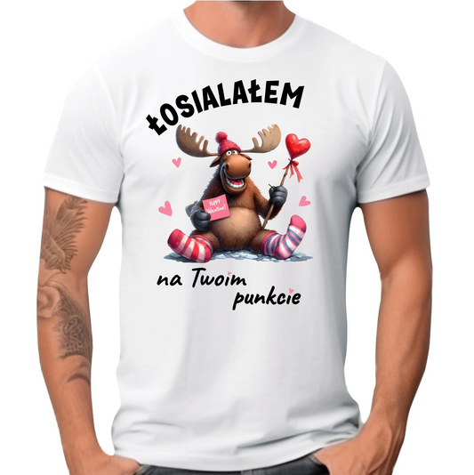 Koszulka męska - Łosialałem na Twoim punkcie W66 - StoryCups.pl