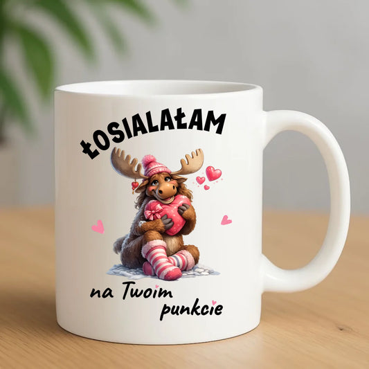 Kubek dla par - Łosialałam na Twoim punkcie W67 - StoryCups.pl