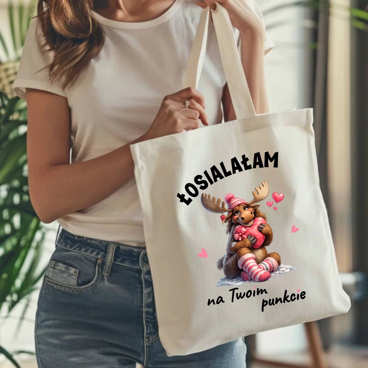 Torba dla par - Łosialałam na Twoim punkcie W67 - StoryCups.pl