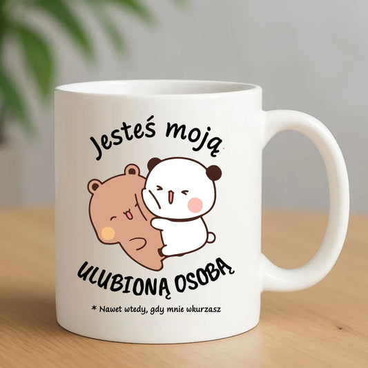 Kubek dla par - Jesteś moją ulubioną osobą W69 - StoryCups.pl