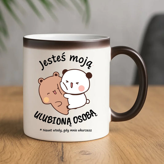 Kubek magiczny dla par - Jesteś moją ulubioną osobą W69 - StoryCups.pl