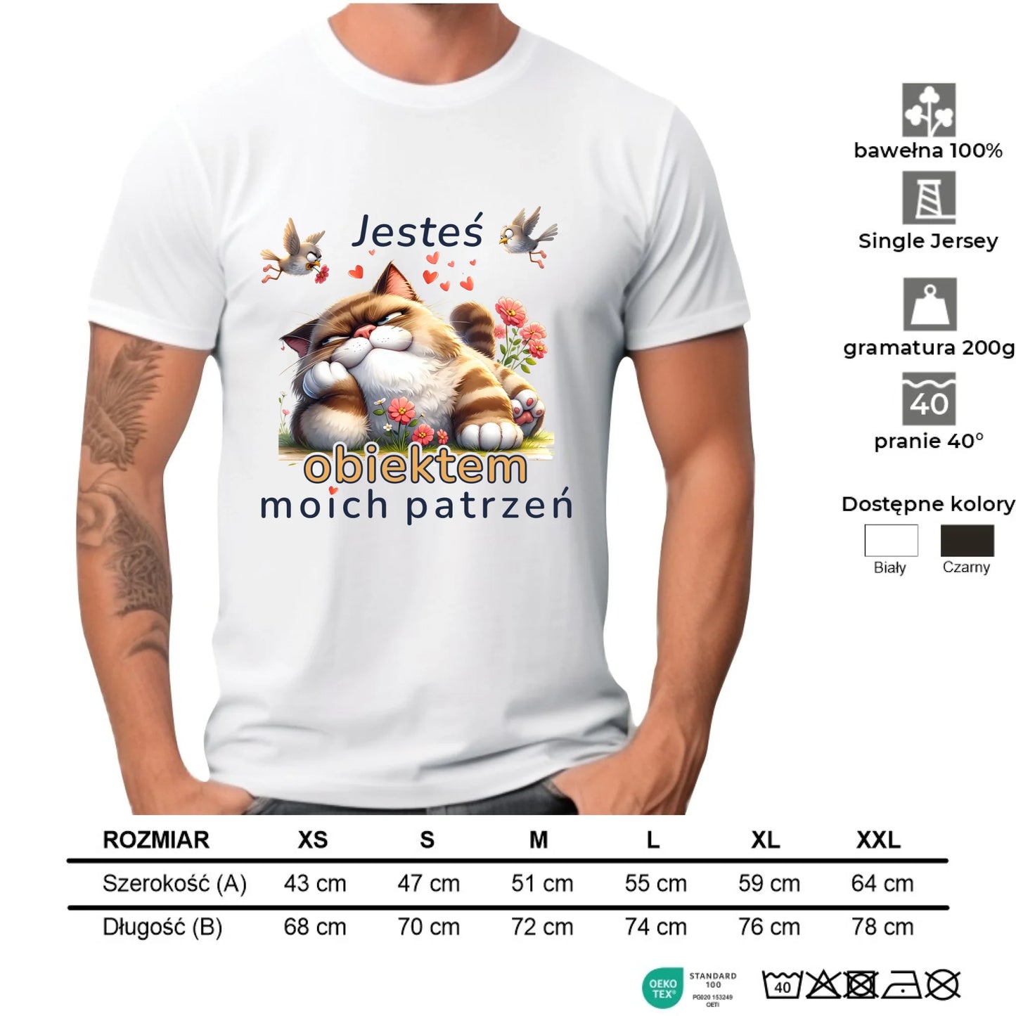 Koszulka męska - Jesteś obiektem moich patrzeń W68 - StoryCups.pl