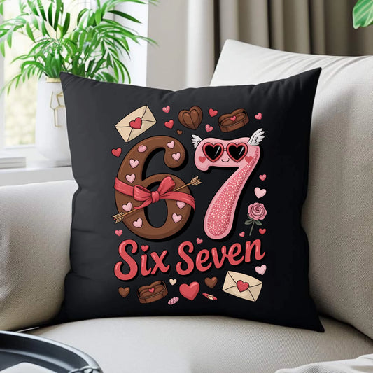 Poduszka dekoracyjna - Miłość Six Seven 67 W72 - StoryCups.pl