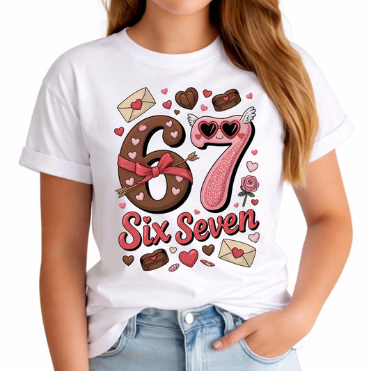 Koszulka damska - Miłość Six Seven 67 W72 - StoryCups.pl