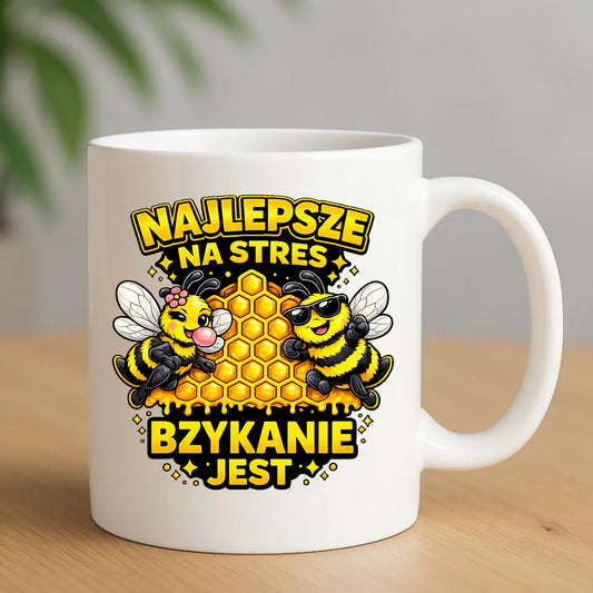 Kubek dla par - Najlepsze na stres bzykanie jest W79 - StoryCups.pl