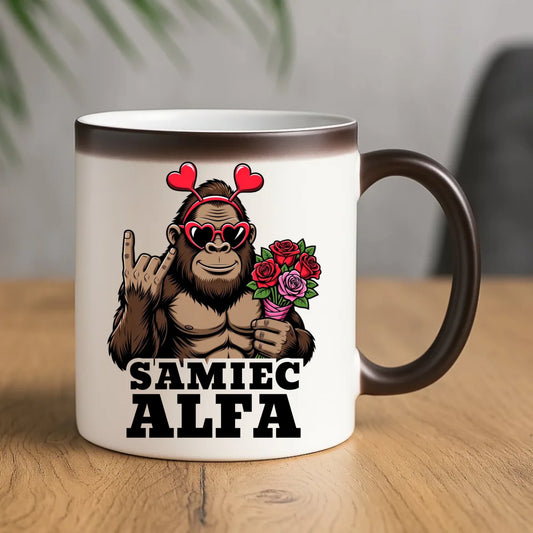 Kubek magiczny dla faceta - Samiec Alfa W74 - StoryCups.pl