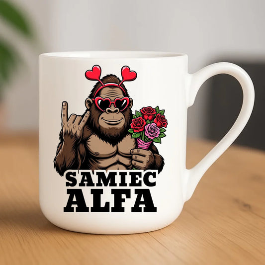 Kubek elegant dla faceta - Samiec Alfa W74 - StoryCups.pl