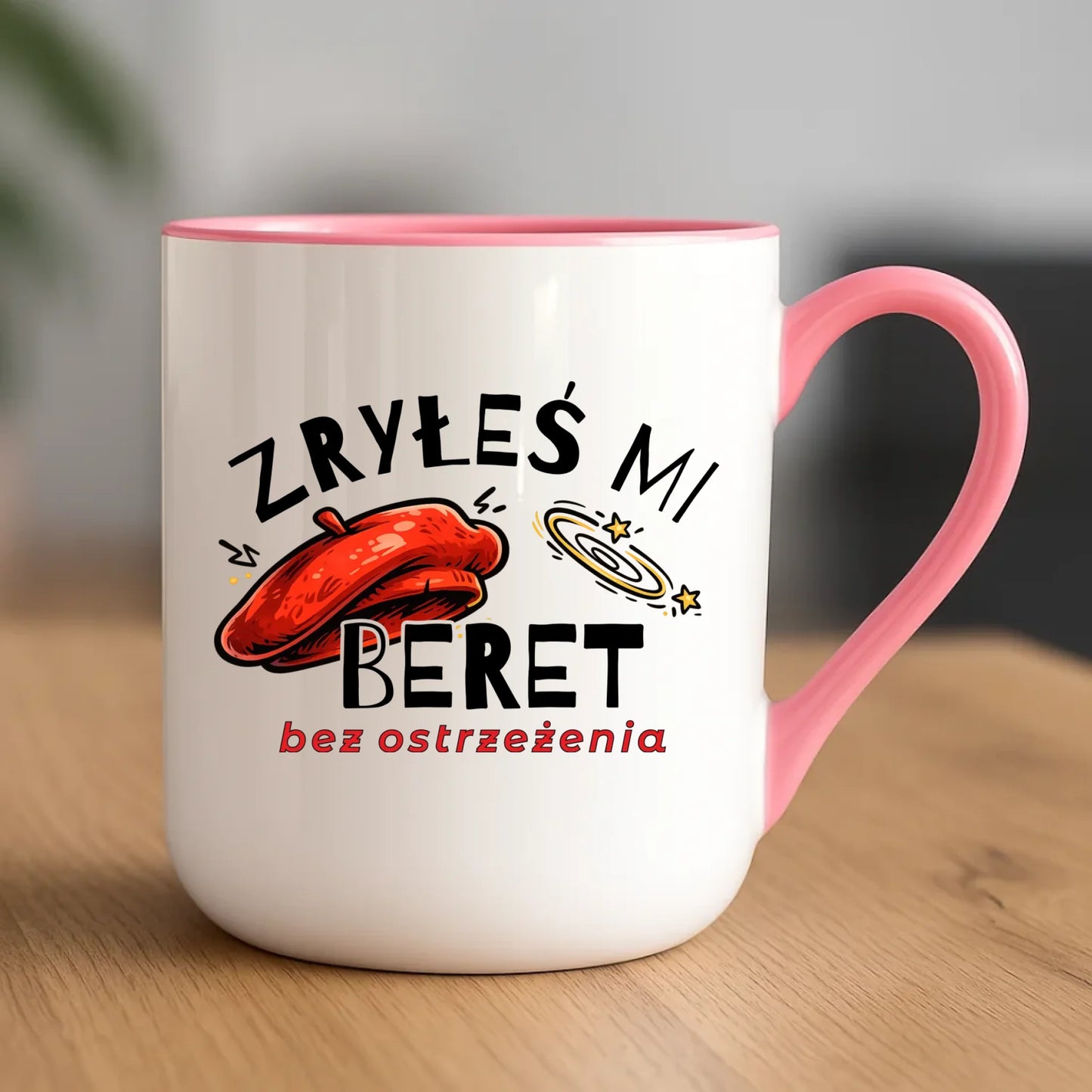 Kubek elegant dla faceta - Zryłeś mi beret DCH34 - StoryCups.pl