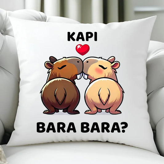 Poduszka dla par - Kapibara bara bara W86 - StoryCups.pl