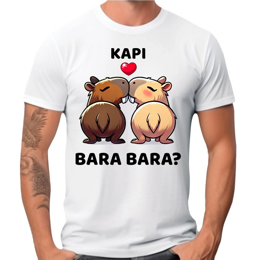 Koszulka męska - Kapibara bara bara W86 - StoryCups.pl
