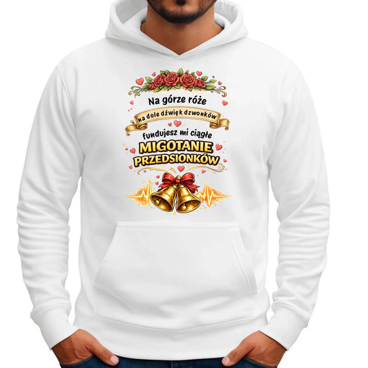 Bluza męska z kapturem - Fundujesz mi ciągłe migotanie przedsionków W71 - StoryCups.pl