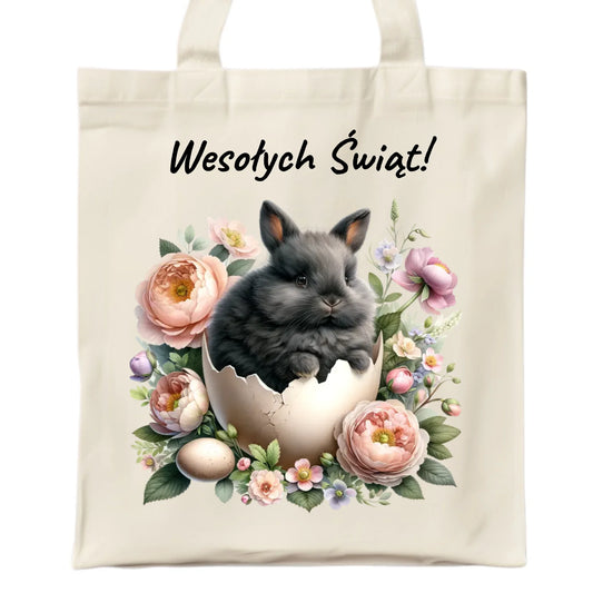 Torba na Wielkanoc - Zajączek w pisance Wesołych Świąt WN03 - StoryCups.pl