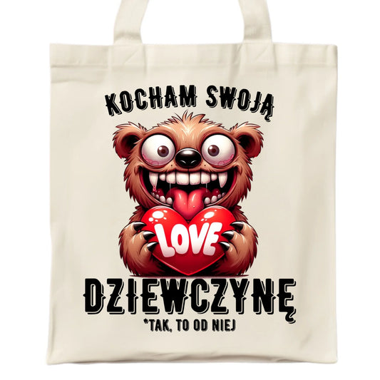 Torba dla chłopaka - Kocham swoją dziewczynę W30 - StoryCups.pl