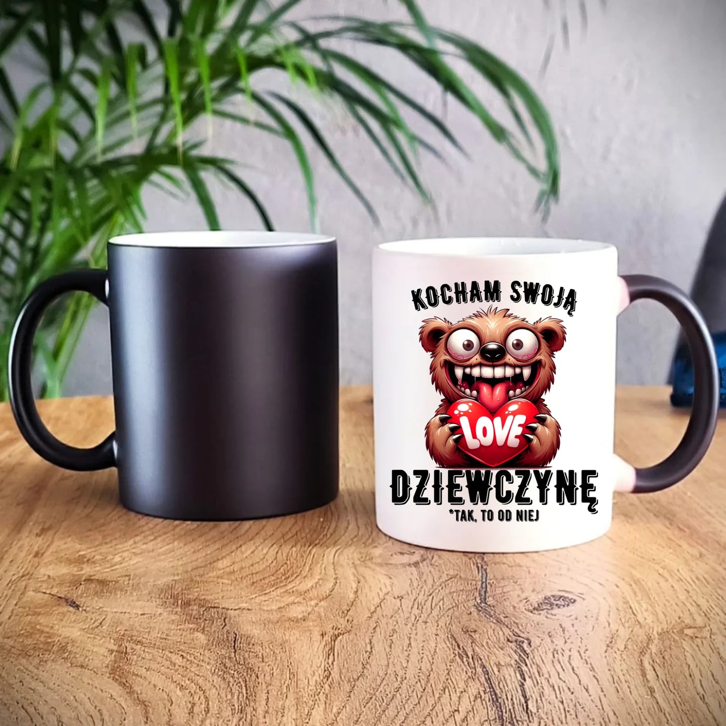 Kubek magiczny dla chłopaka - Kocham swoją dziewczynę W30 - StoryCups.pl