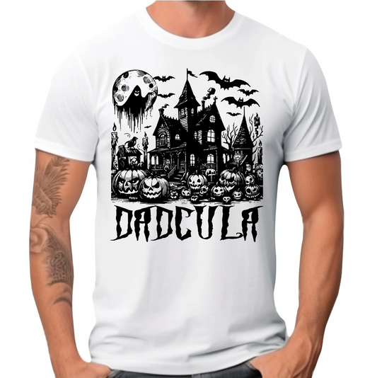 Koszulka halloweenowa dla taty - Upiorny dom - Dadcula HL19