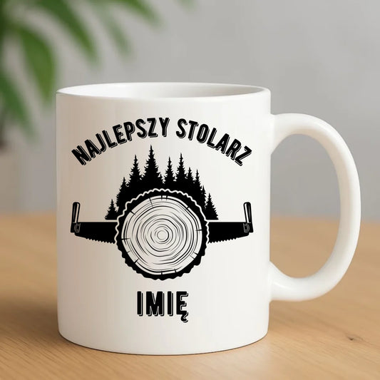 Kubek dla stolarza - Najlepszy stolarz - personalizowany ZS01 - StoryCups.pl