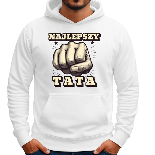 Najlepszy tata | Bluza męska z kapturem dla taty DT22 - StoryCups.pl