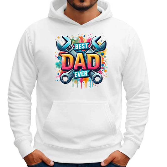 Best Dad Ever | Bluza męska z kapturem dla taty DT58 - StoryCups.pl