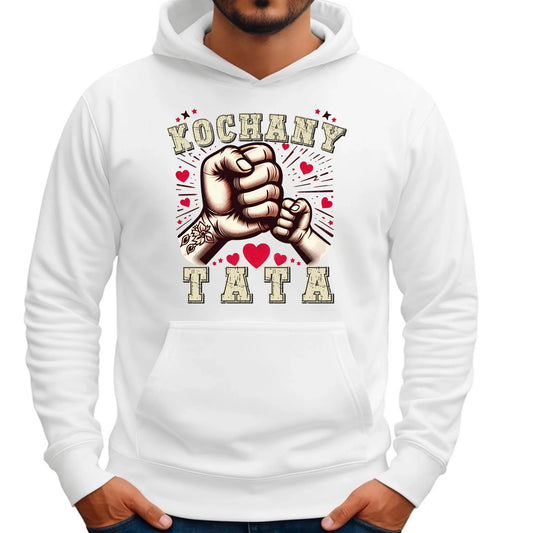 Kochany Tata | Bluza męska z kapturem dla taty DT18 - StoryCups.pl