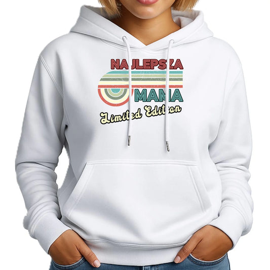 Najlepsza mama | Bluza damska z kapturem prezent dla mamy DM22