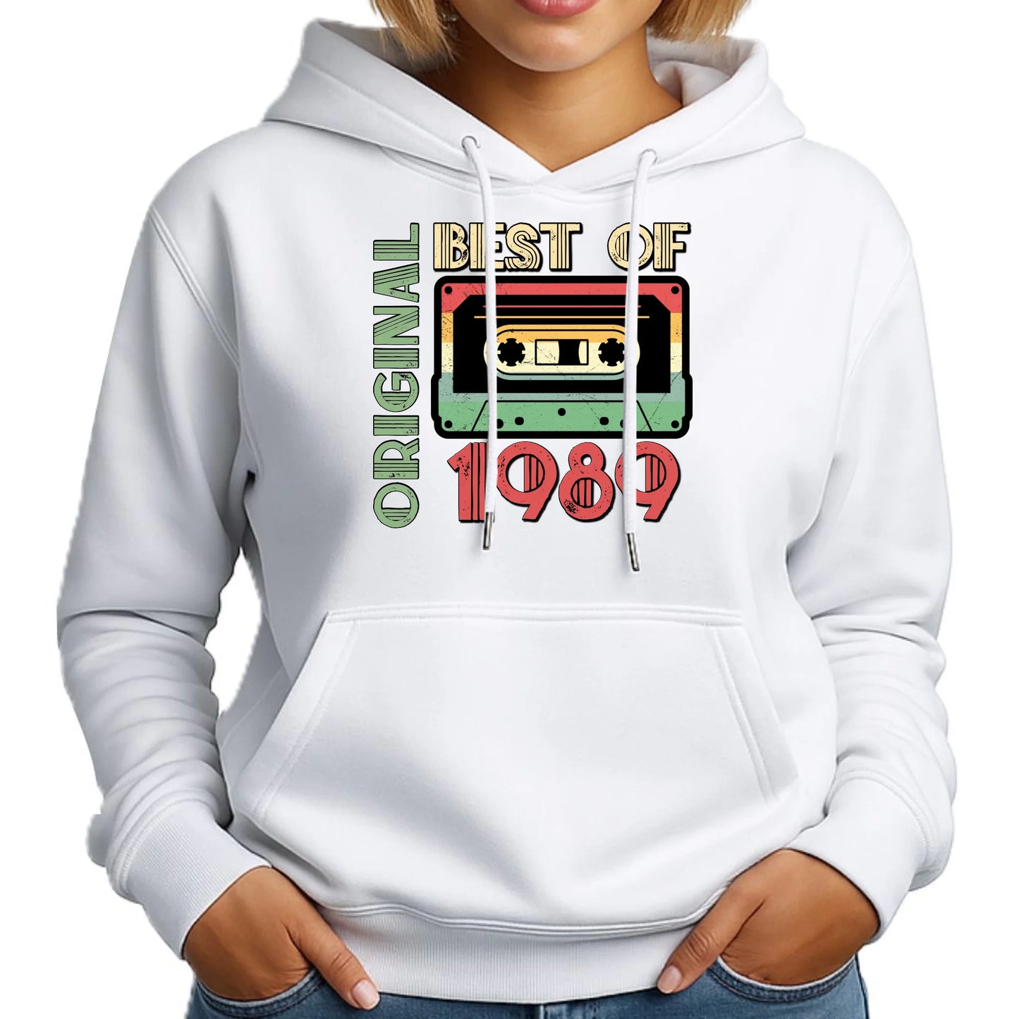 Original 1975 personalizacja | Bluza damska z kapturem na urodziny U30