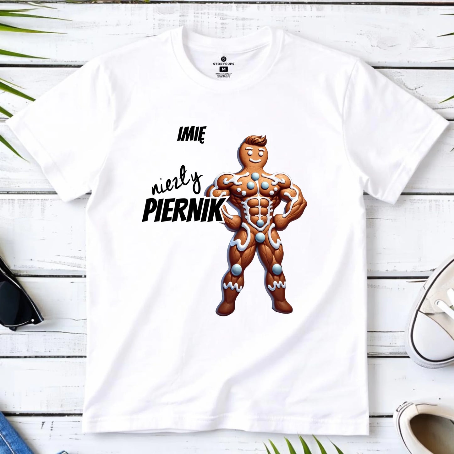 Koszulka dziecięca świąteczna - Niezły piernik - personalizowana BN24