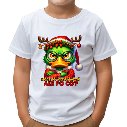 Koszulka dziecięca świąteczna - Mogę to wytłumaczyć Ale po co? BN77