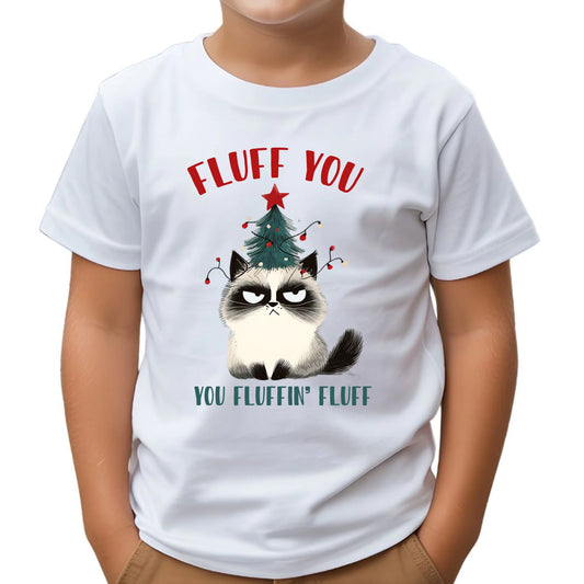 Koszulka dziecięca świąteczna - Fluff You BN10