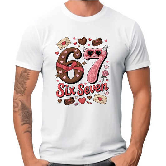 Koszulka męska - Miłość Six Seven 67 W72 - StoryCups.pl