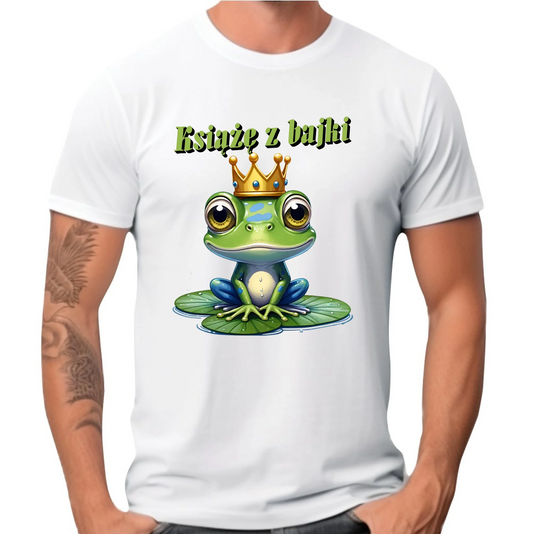 Koszulka męska - Książę z bajki - prezent dla chłopaka męża narzeczonego DCH09 - StoryCups.pl