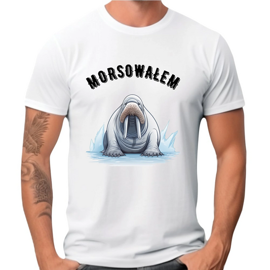 Koszulka męska dla morsa - Morsowałem HM01 - StoryCups.pl