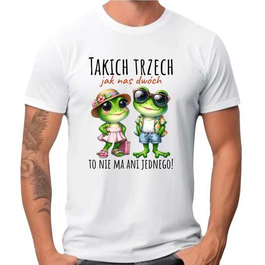 Koszulka męska - Żabki Takich trzech jak nas dwóch DCH11 - StoryCups.pl