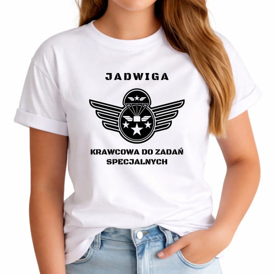 Koszulka damska szyciowa dla krawcowej - Krawcowa do zadań specjalnych HS38 - StoryCups.pl