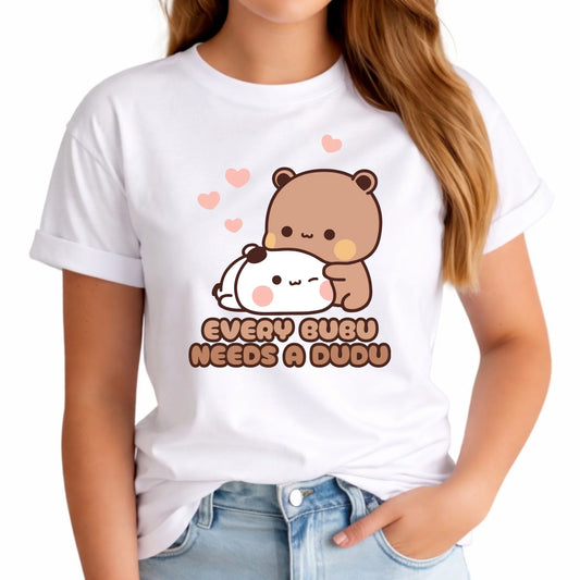 Koszulka damska dla par - Every Bubu needs a Dudu W33 - StoryCups.pl