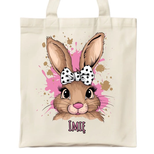 Torba na Wielkanoc - Słodki Zajączek - personalizowana WN08 - StoryCups.pl
