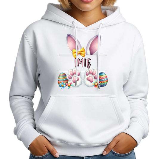 Bluza damska z kapturem wielkanocna - Zajączek - personalizowana WN13 - StoryCups.pl